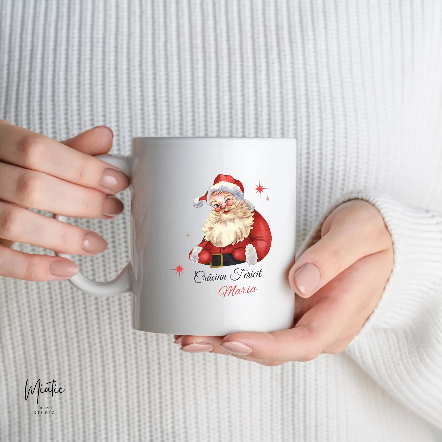 Cana Personalizata cu text - Mos Craciun