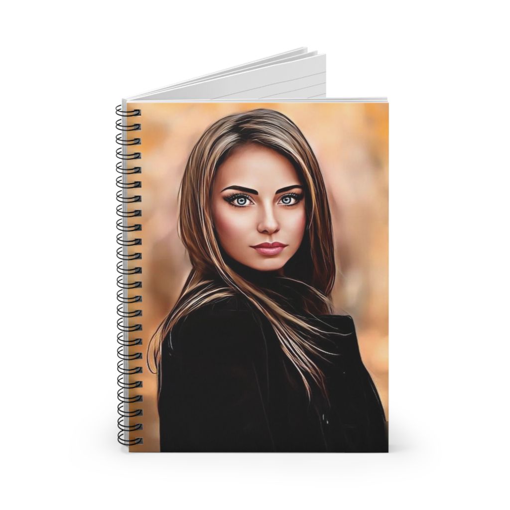 Notebook personalizat cu portret digital