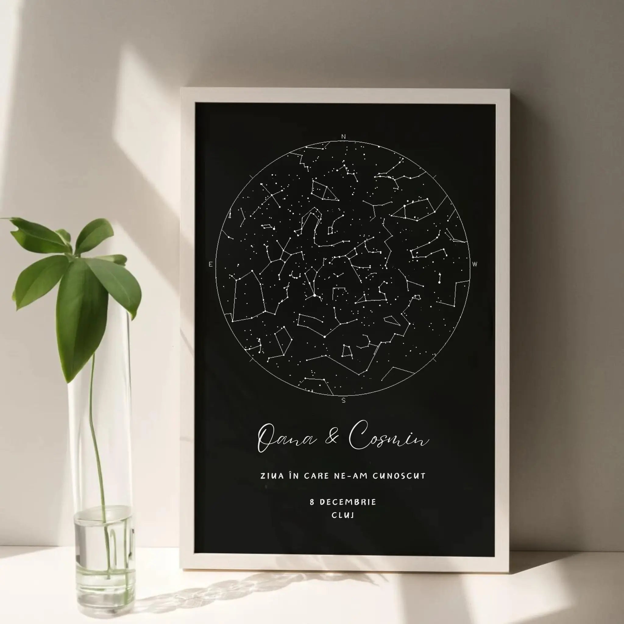 Tablou personalizat harta stelelor