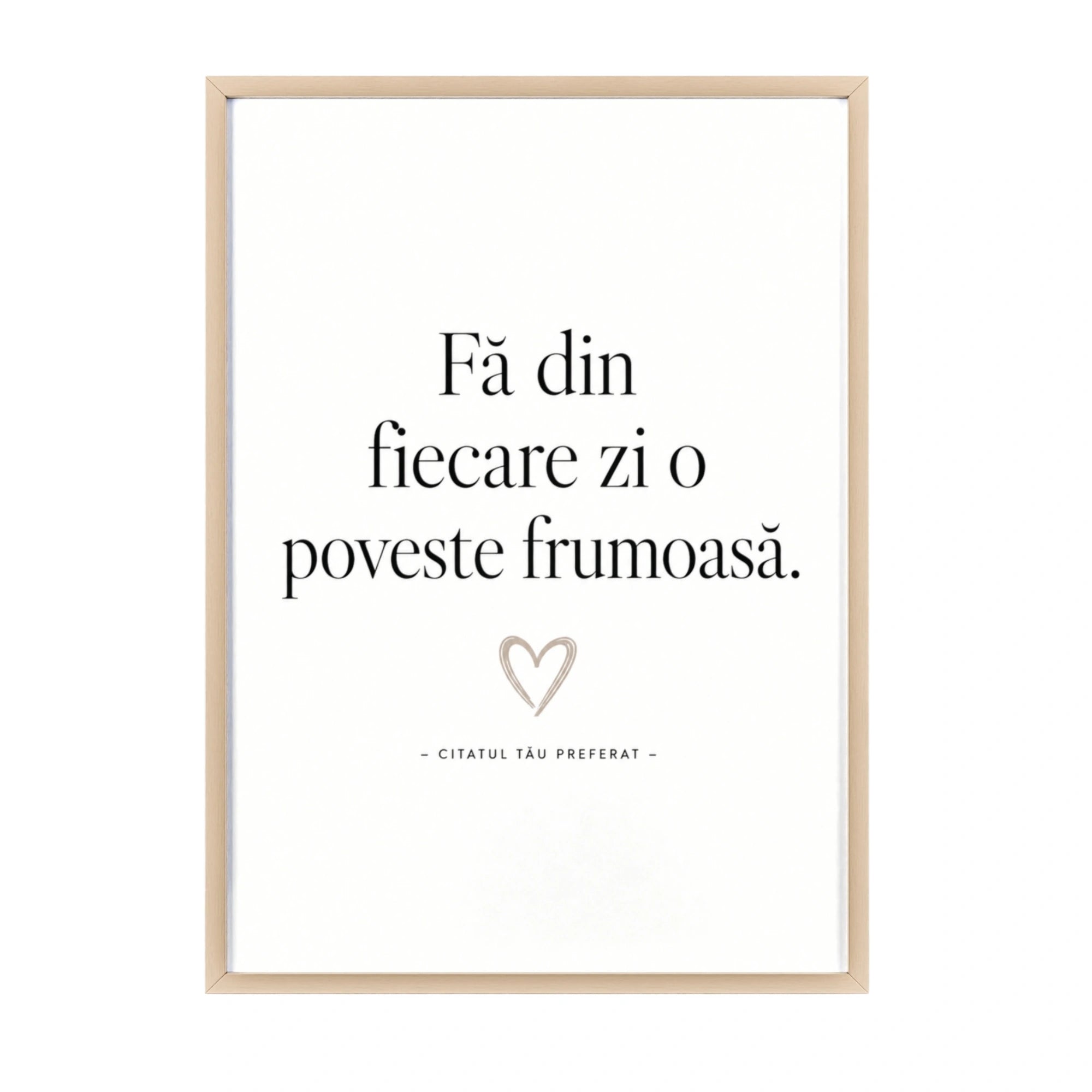 Tablou personalizat cu citatul tău preferat