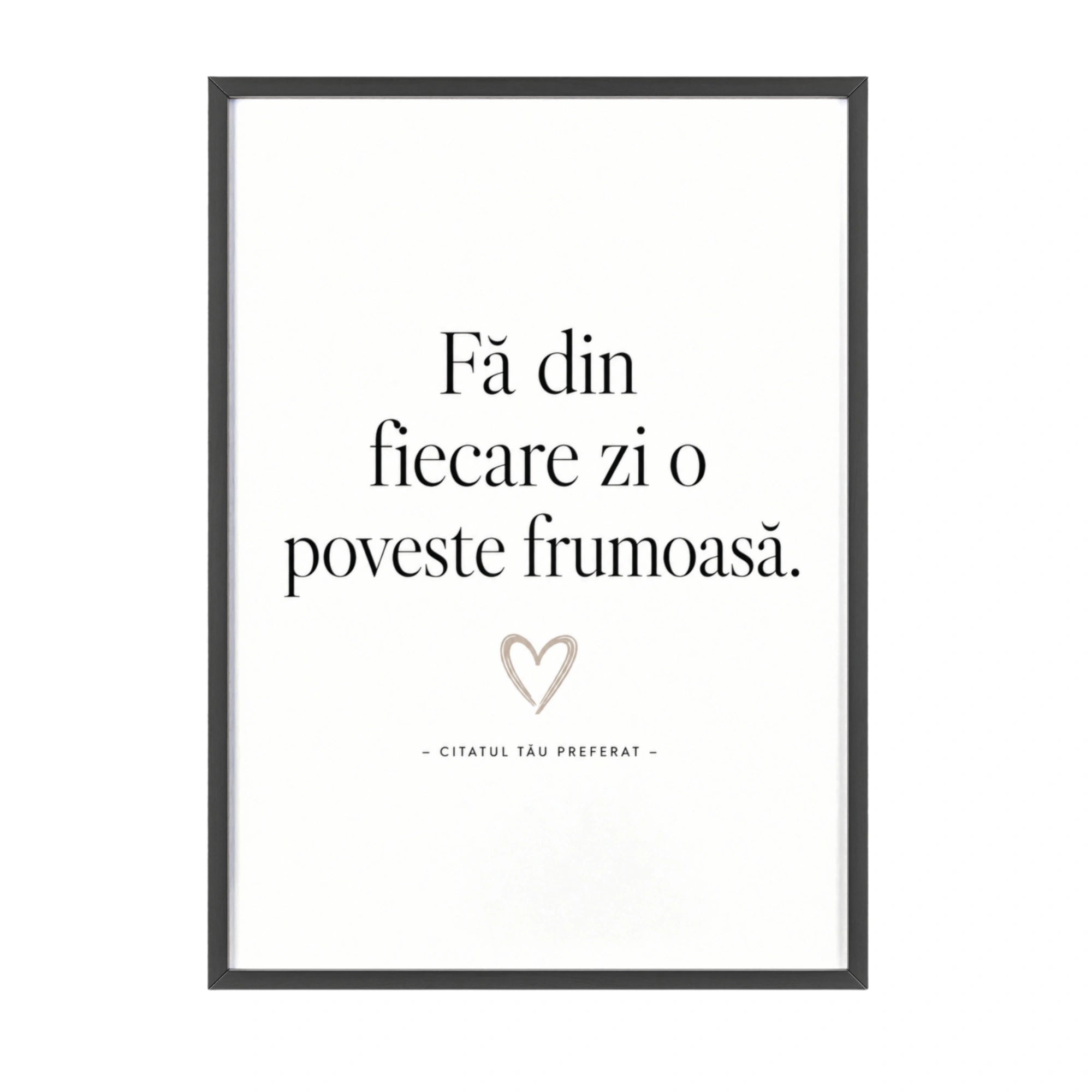 Tablou personalizat cu citatul tău preferat