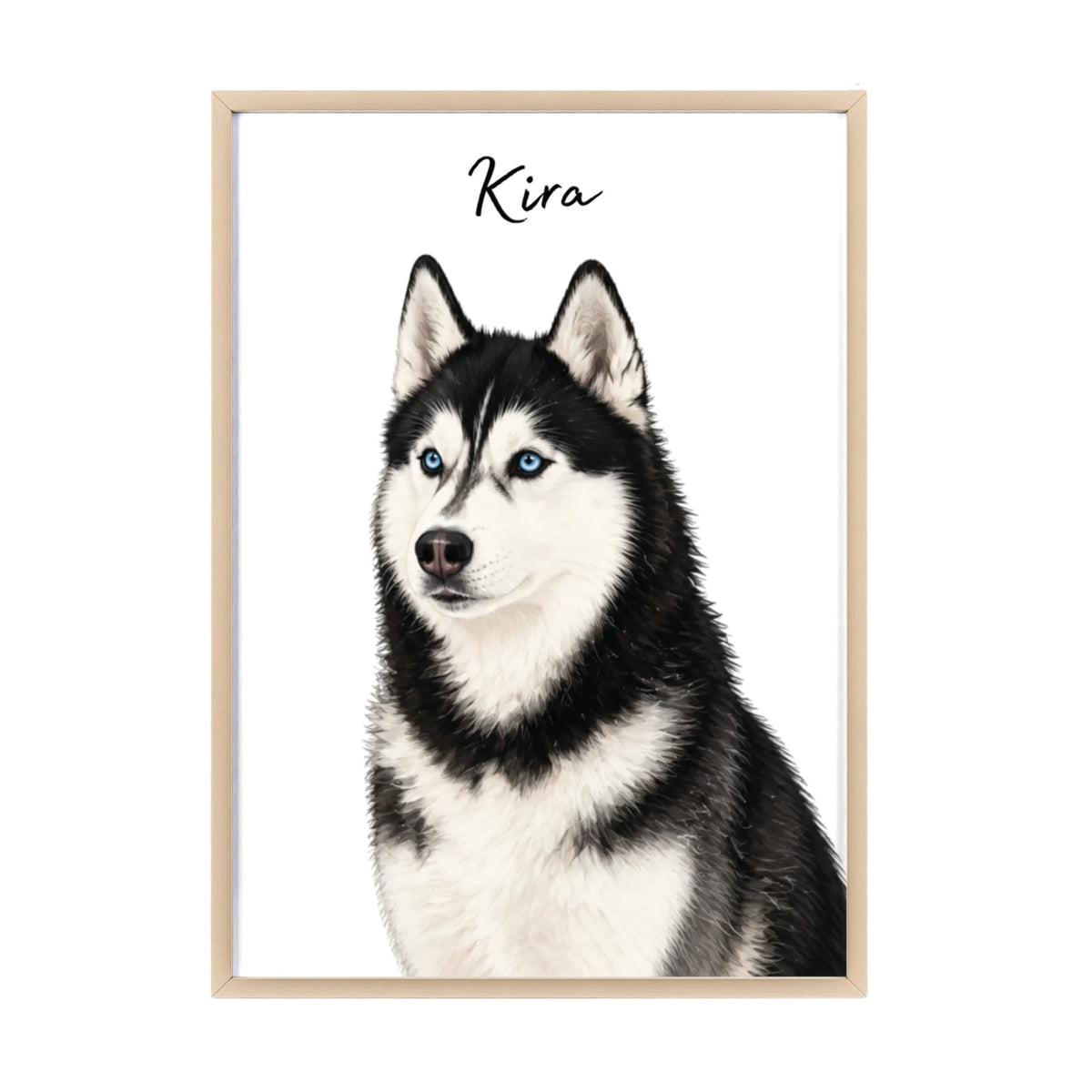 Tablou personalizat portret digital realist - animal de companie