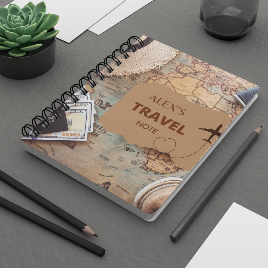 Notebook personalizat de calatorie