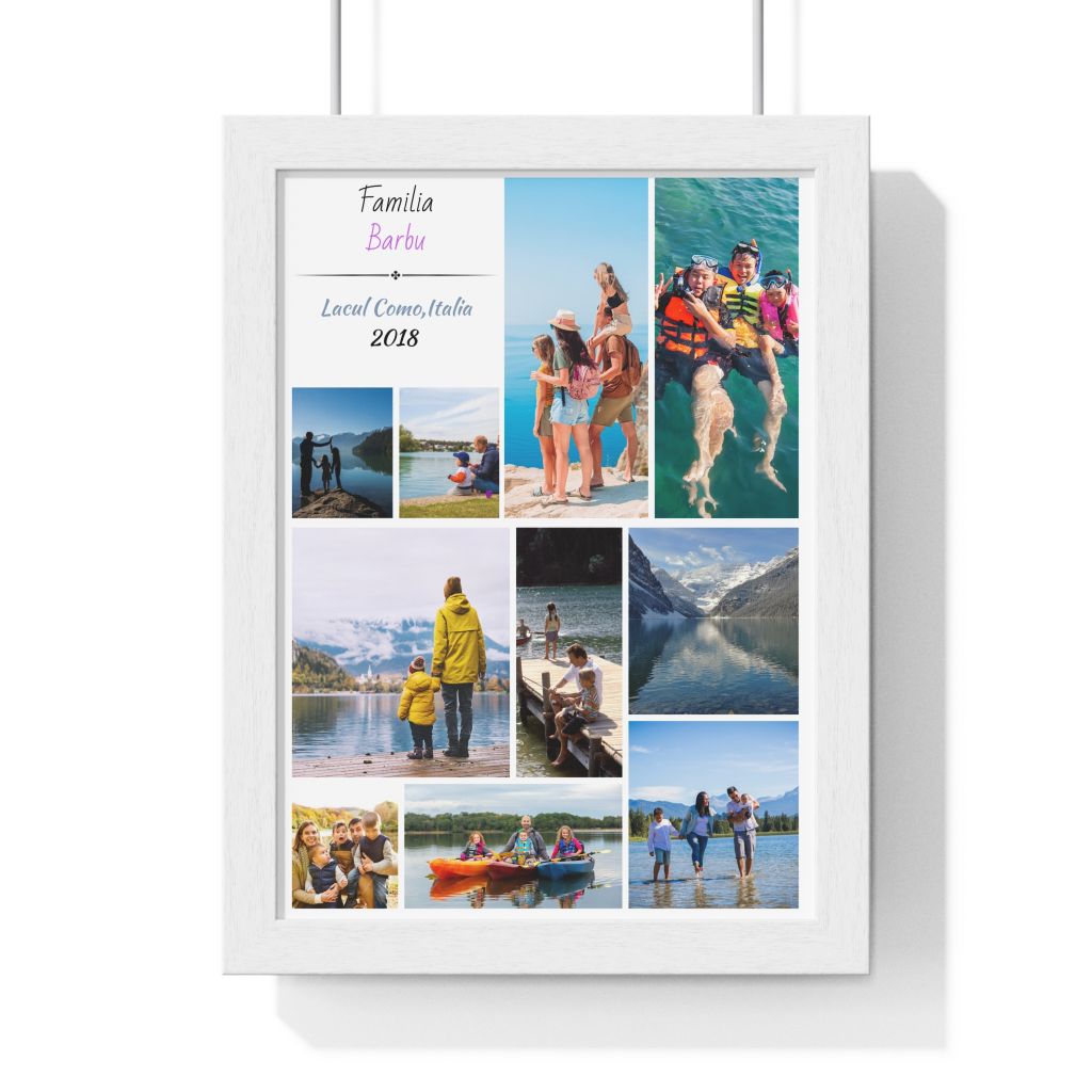 Tablou personalizat Event de Familie rama alba