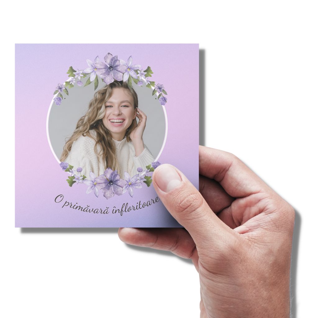 Magnet personalizat cu poza o primavara infloritoare