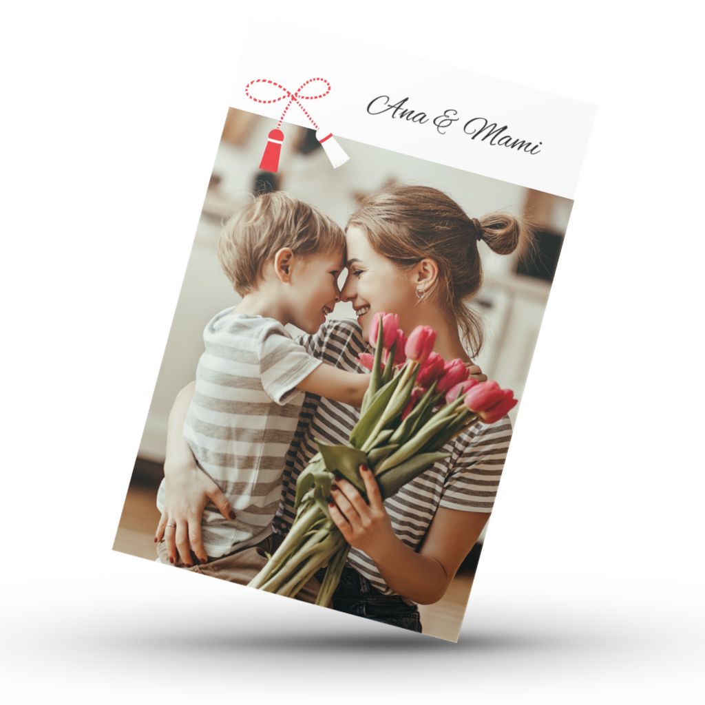 Poza personalizata de martisor