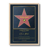 Tablou personalizat Hollywood Star of fame rama natur
