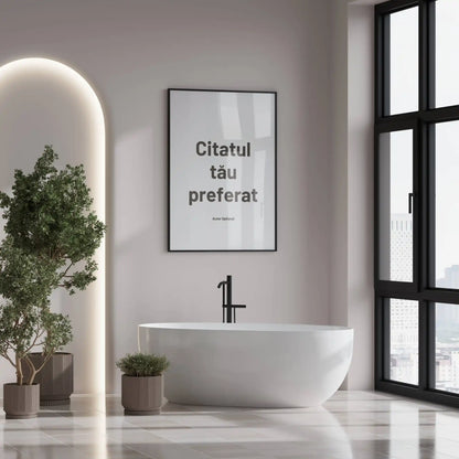 Tablou personalizat cu citatul preferat