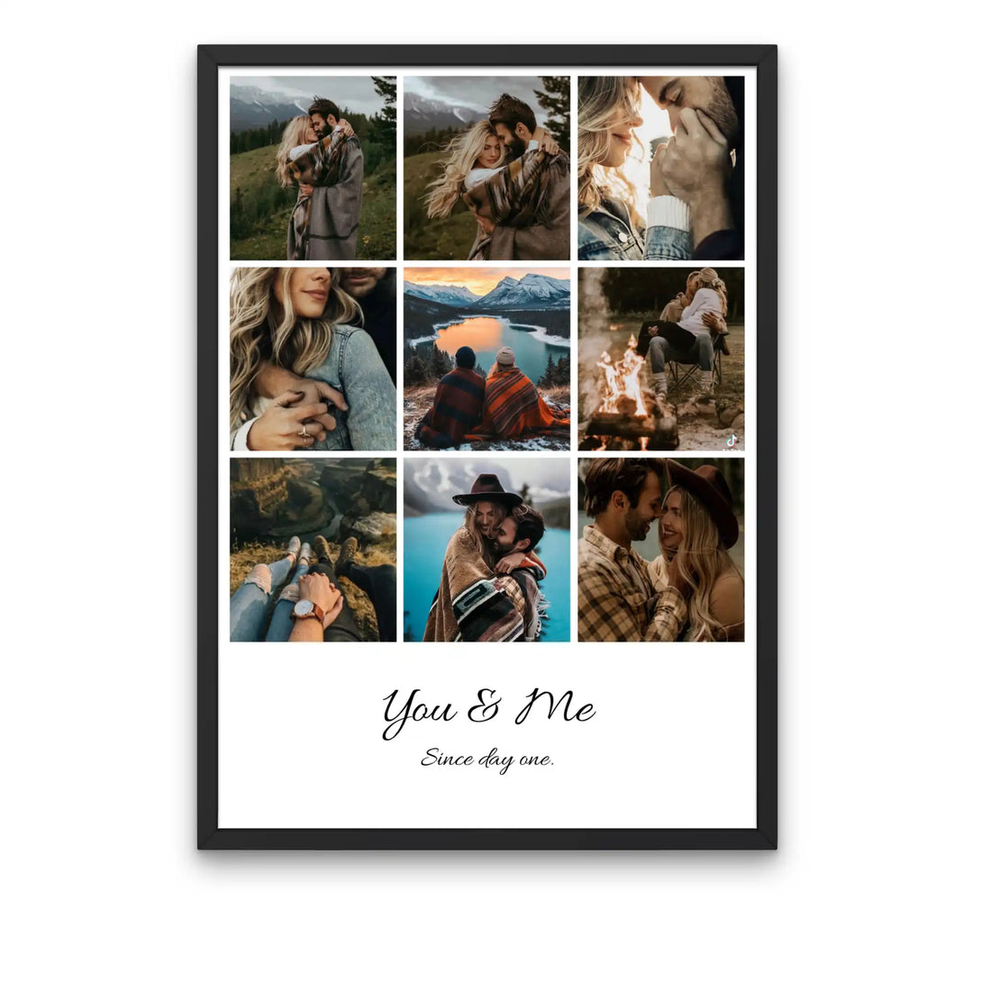 Tablou personalizat cu 9 poze și text