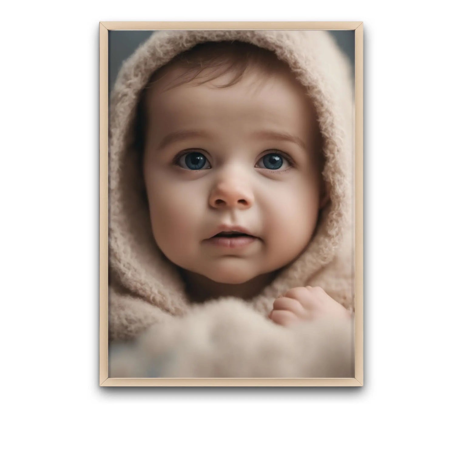 tablou personalizat cu poza ta in rama natur