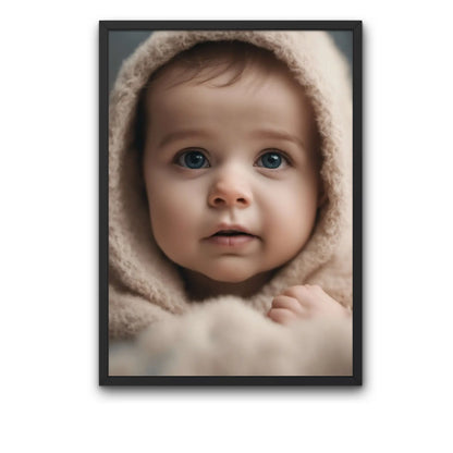 tablou personalizat cu poza ta in rama neagra