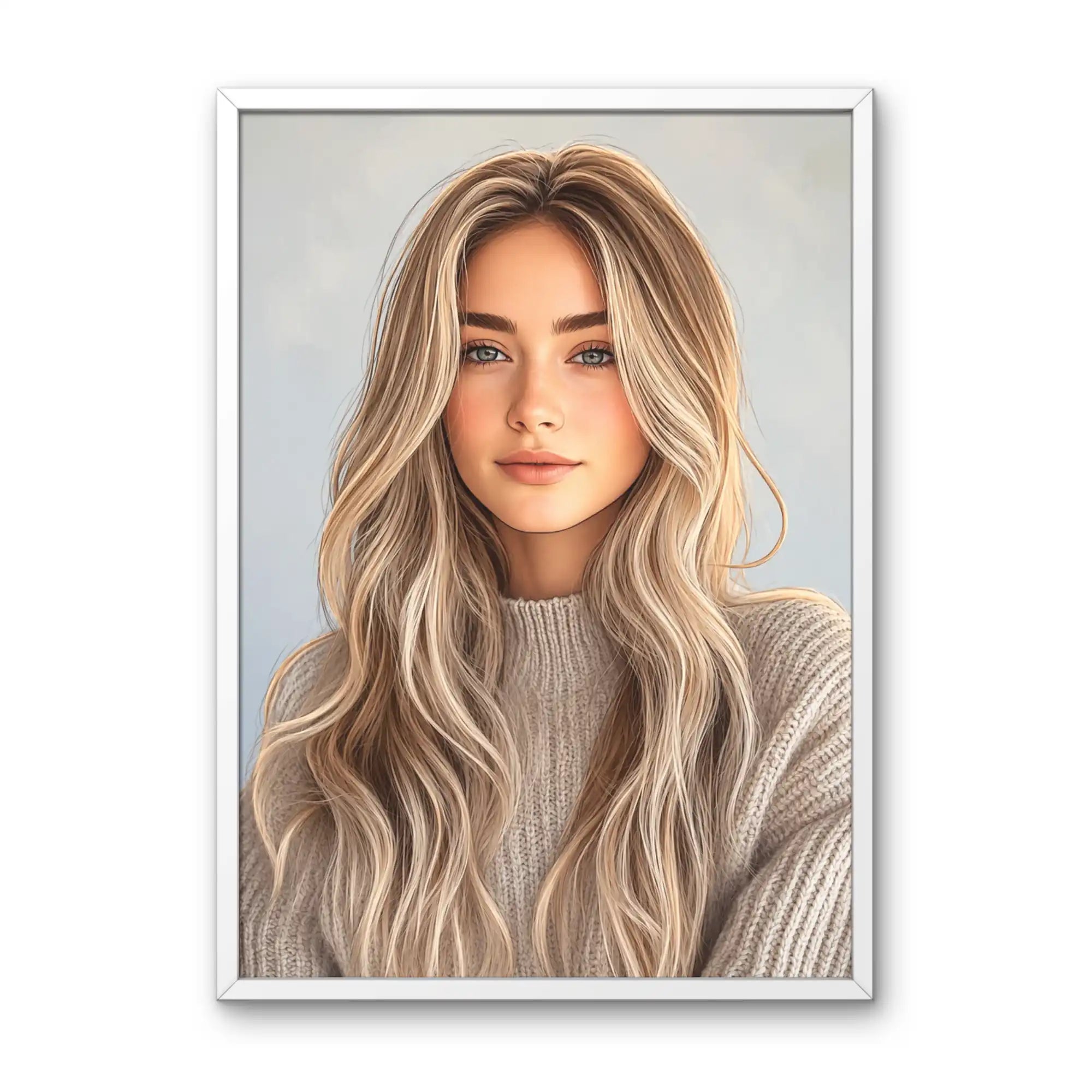 Tablou personalizat portret digital realist