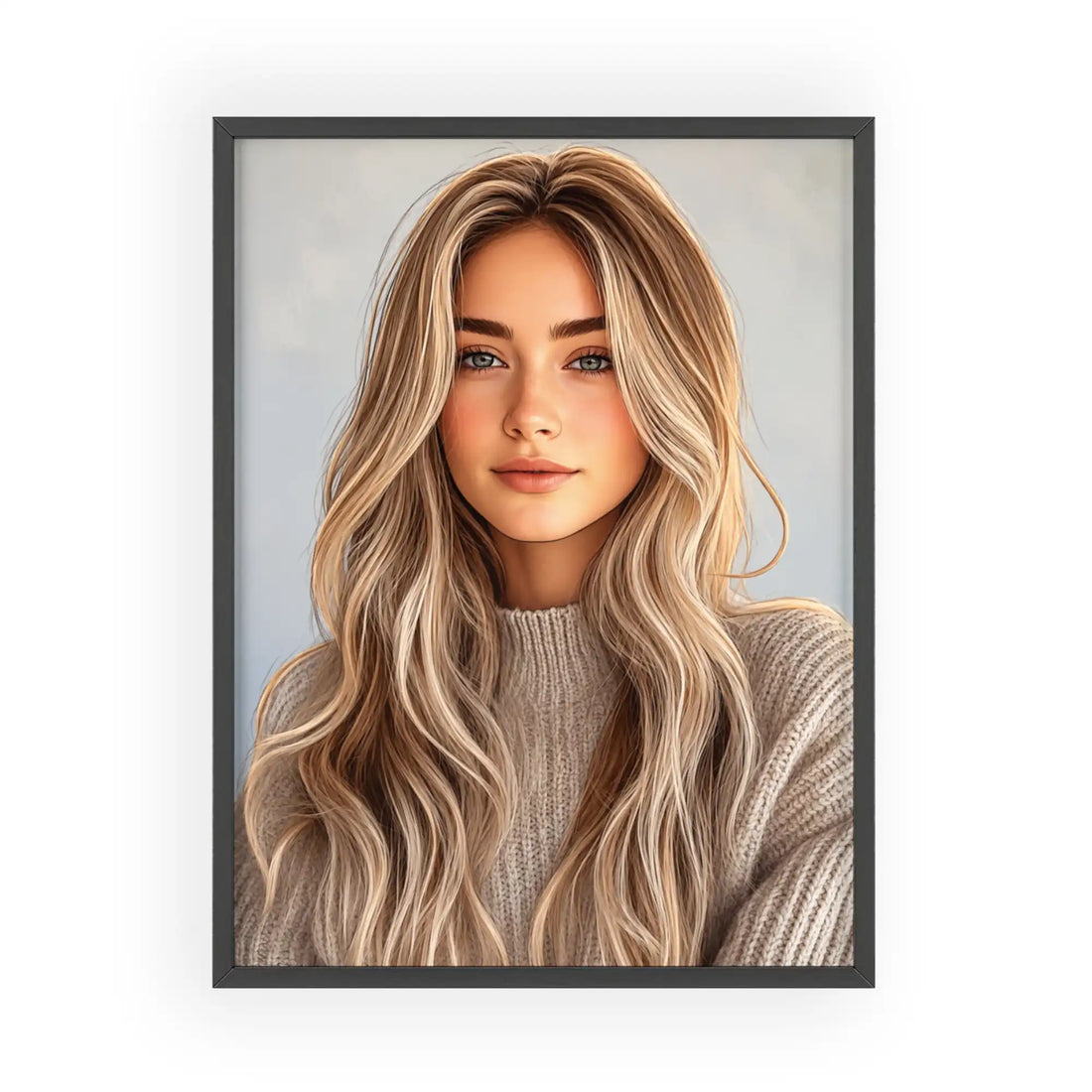 Tablou personalizat portret digital realist
