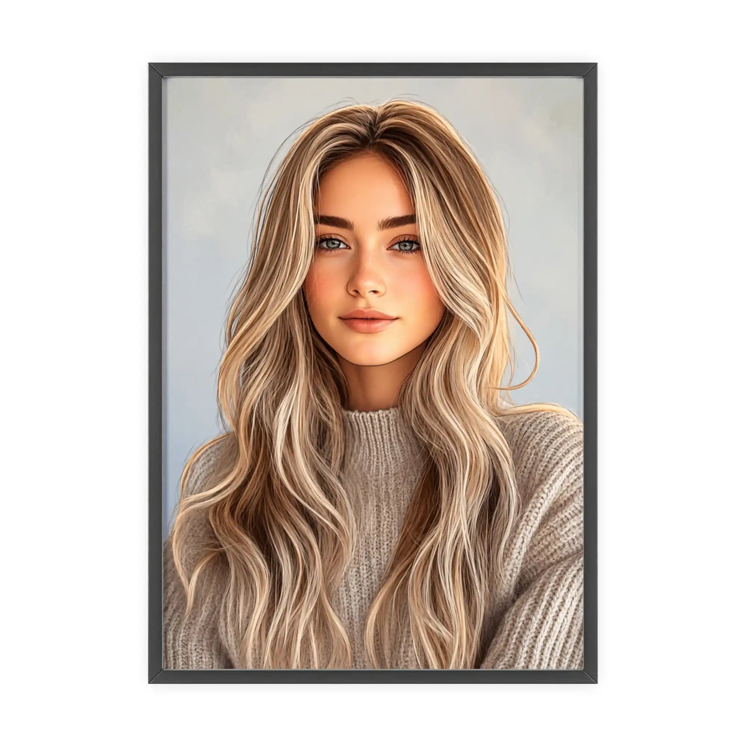 Tablou personalizat portret digital realist