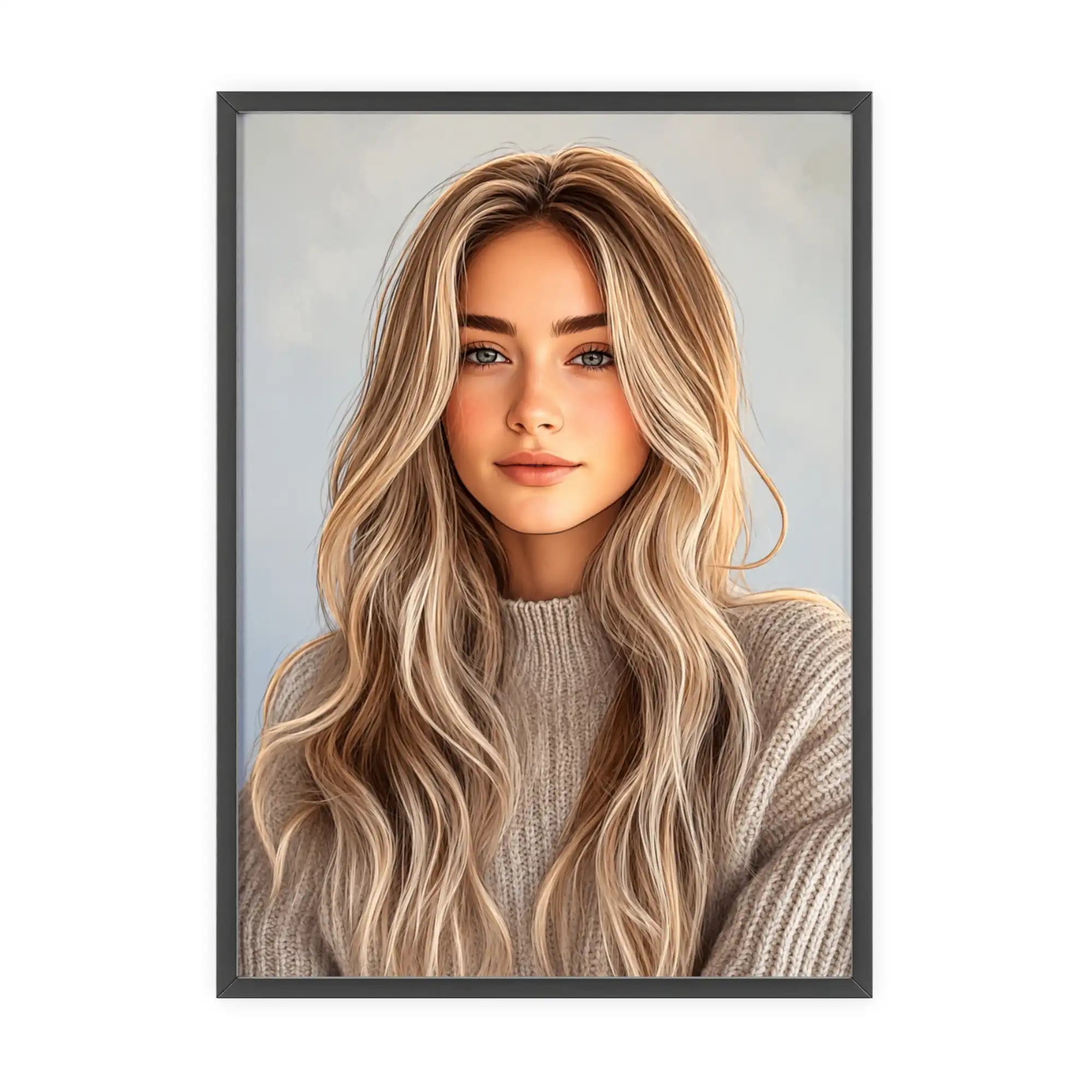 Tablou personalizat portret digital realist