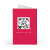 Felicitare personalizata cu fotografii si cod QR spate