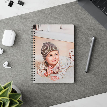 Notebook personalizat cu Portret Digital