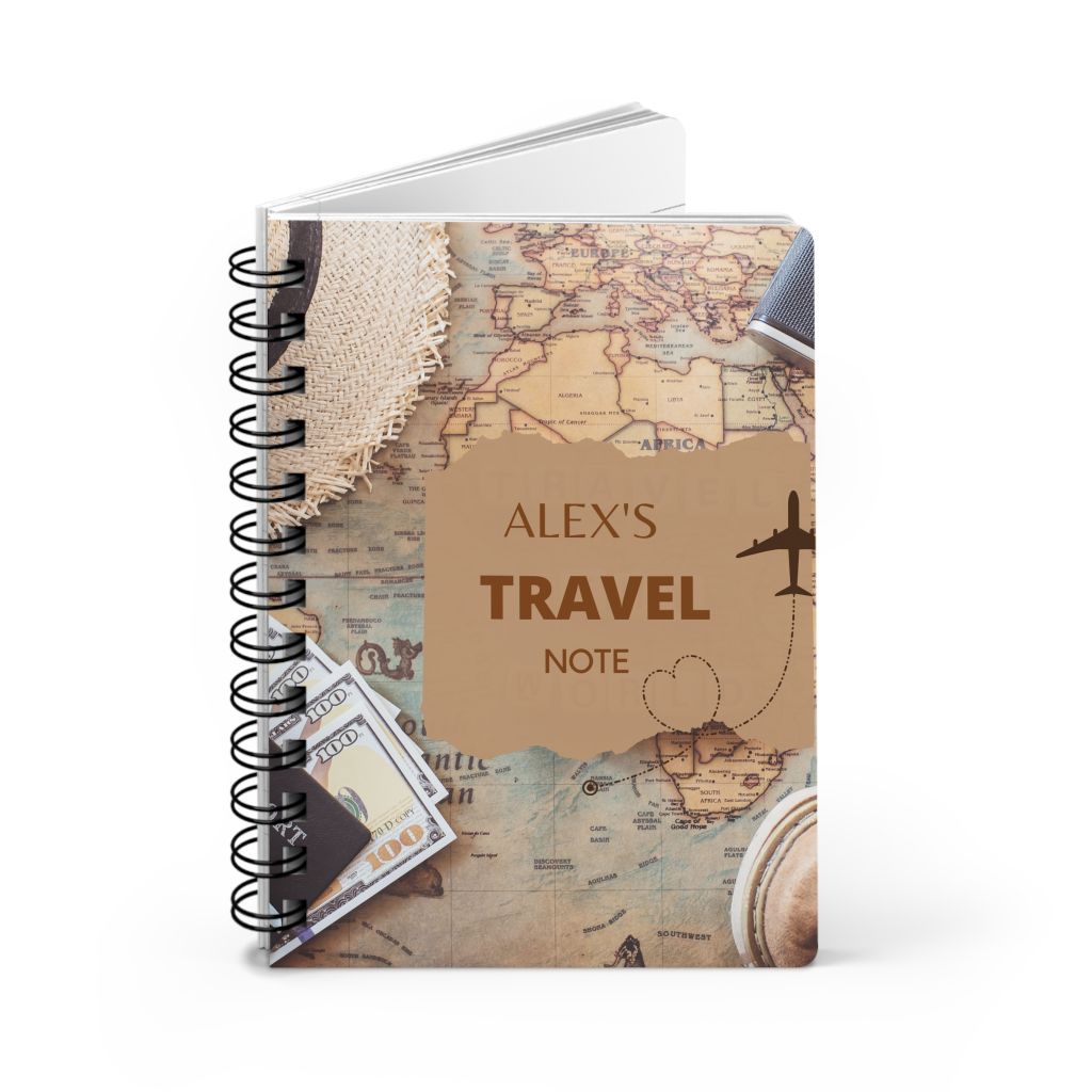Notebook personalizat de calatorie