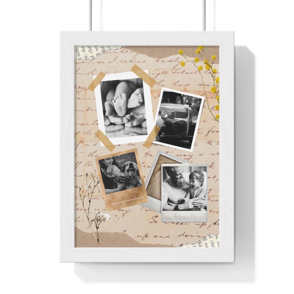Tablou personalizat rame vintage rama alba